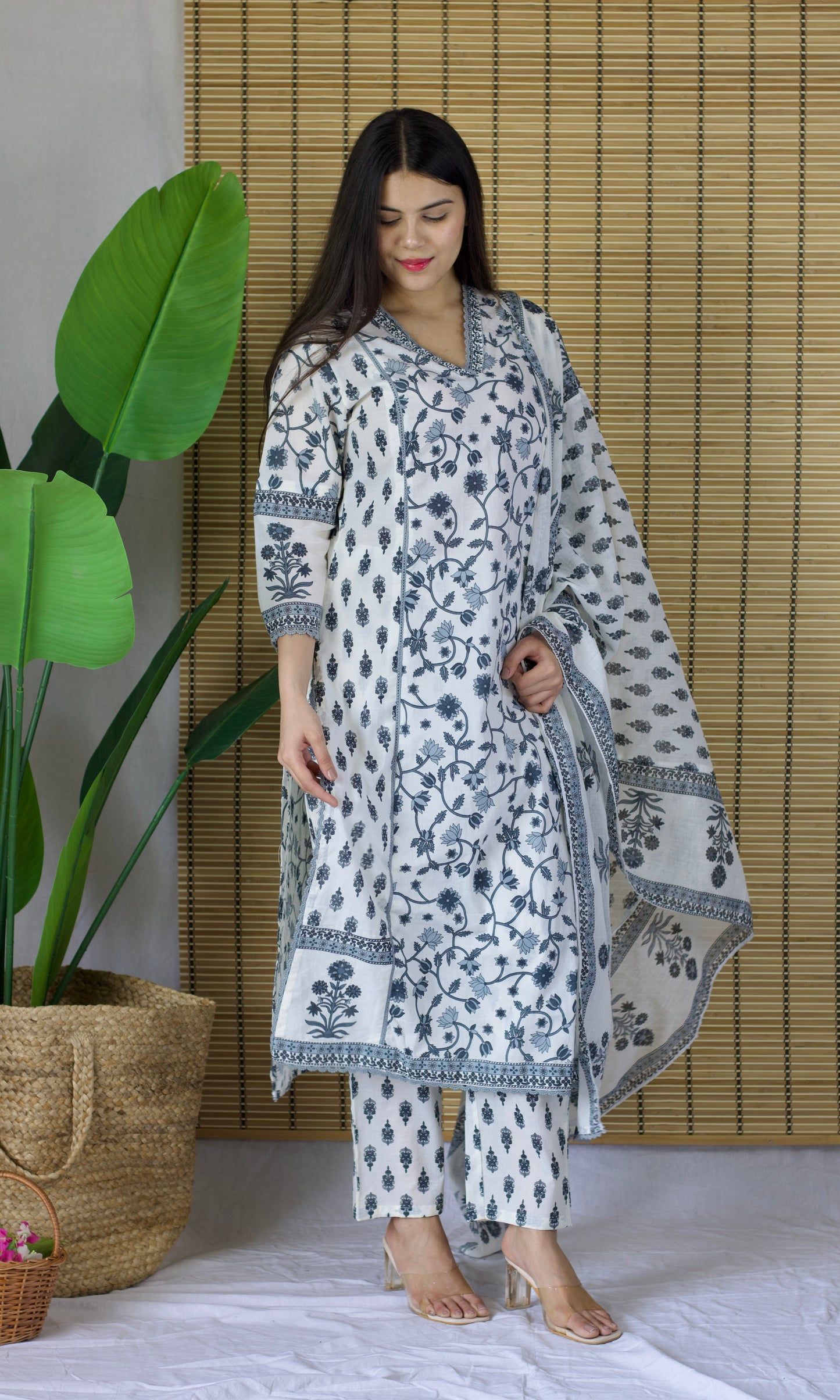 Soft Grey Kurta Set