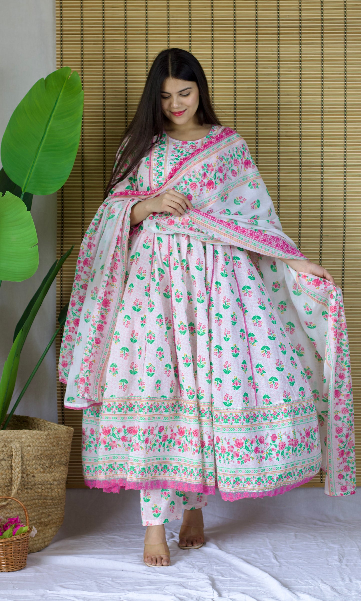 Blush Bloom Anarkali Suit
