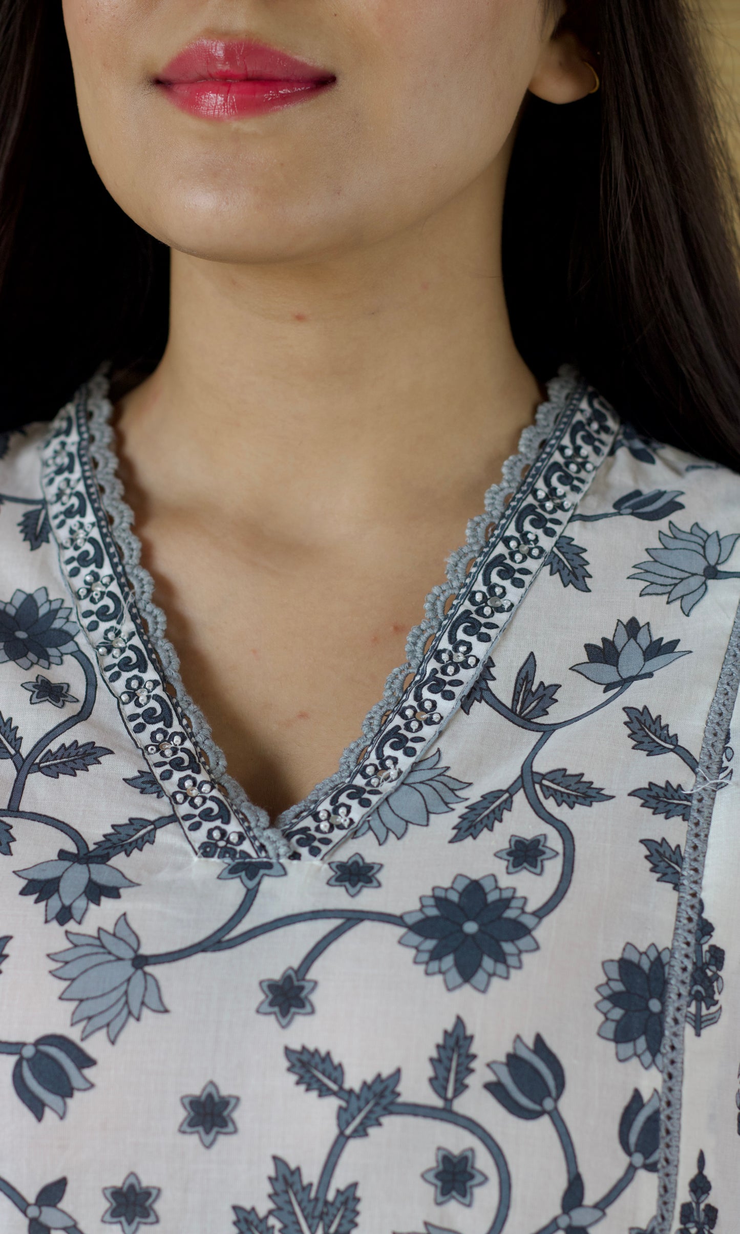 Soft Grey Kurta Set
