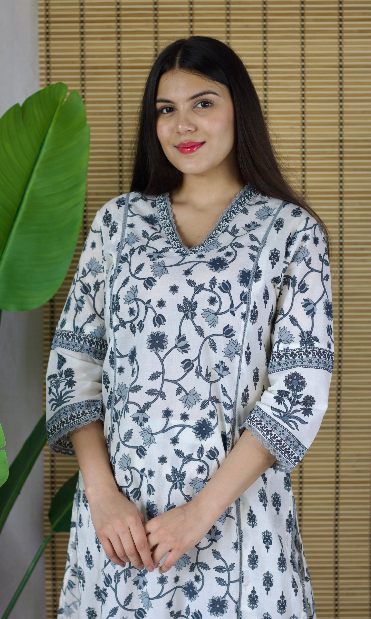 Soft Grey Kurta Set
