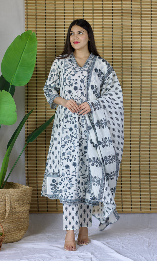 Soft Grey Kurta Set