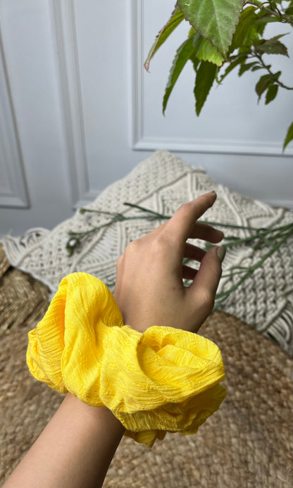 Sunshine Yellow Scrunchie