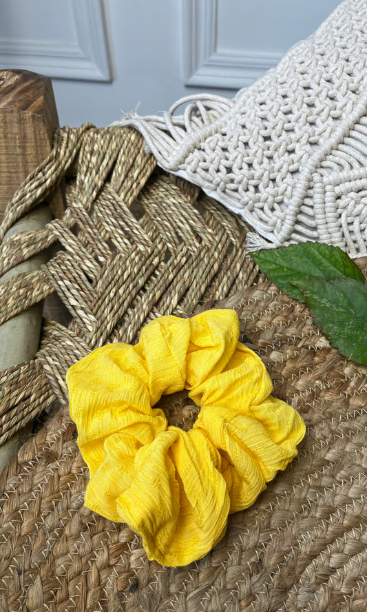 Sunshine Yellow Scrunchie