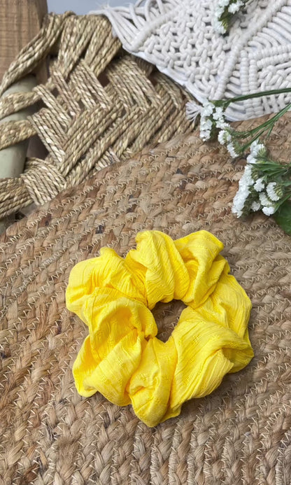 Sunshine Yellow Scrunchie